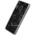 Black Marble Galaxy A20 Clear Case